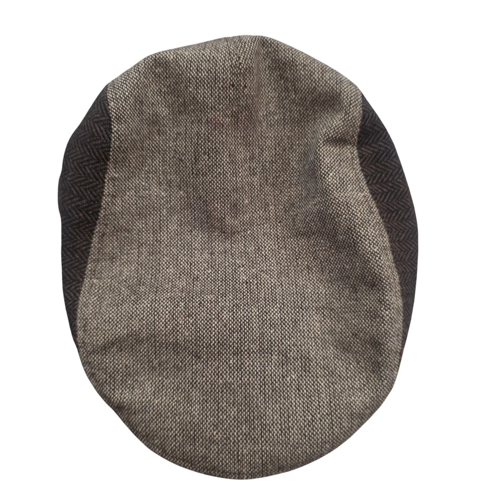 Wonderful Fashion Mens Brown Herringbone Flat Cap Ivy Newsboy Hat